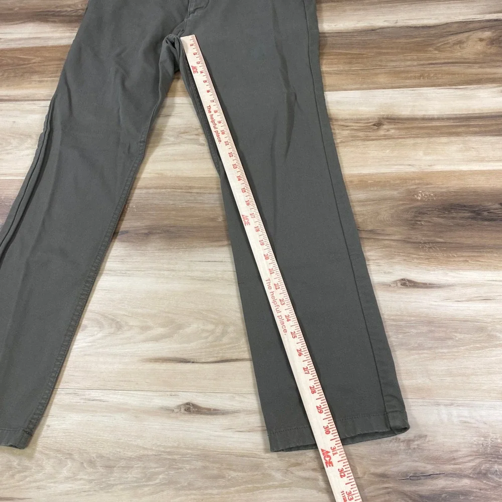 Mugsy Jeans Olives Mens 32x32 Dark Olive Green Chino‎ Pants K6PNOL Stretch